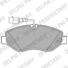 LP2043 DELPHI Комплект тормозных колодок, дисковый тормоз