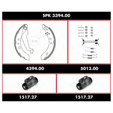 SPK 3394.00 ROADHOUSE Комплект тормозов, барабанный тормозной механизм