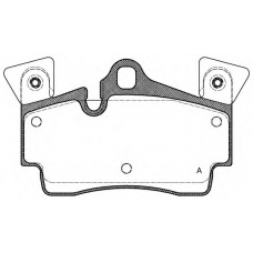 BPA0996.10 OPEN PARTS Комплект тормозных колодок, дисковый тормоз