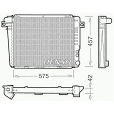 DRM05050 DENSO Радиатор, охлаждение двигателя