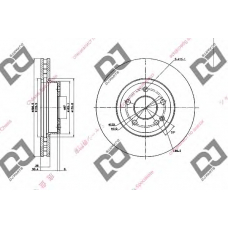 BD1742 DJ PARTS Тормозной диск