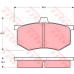 GDB801 TRW Комплект тормозных колодок, дисковый тормоз