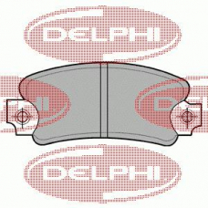 LP99 DELPHI Комплект тормозных колодок, дисковый тормоз