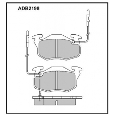 ADB2198 Allied Nippon Тормозные колодки