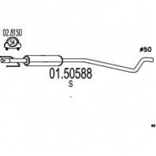 01.50588 MTS Средний глушитель выхлопных газов