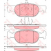 GDB1382 TRW Комплект тормозных колодок, дисковый тормоз
