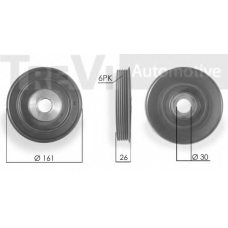 PC1015 TREVI AUTOMOTIVE Ременный шкив, коленчатый вал