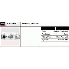 DC73568 DELCO REMY Тормозной суппорт