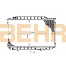 2108915 BEHR Radiator