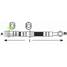 38-0481 KAGER Тормозной шланг