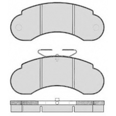 RA.0484.1 RAICAM Комплект тормозных колодок, дисковый тормоз