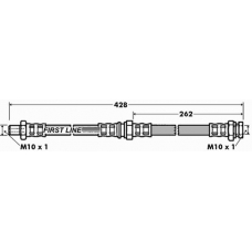 FBH7365 FIRST LINE Тормозной шланг