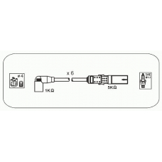 ABM78 JANMOR Комплект проводов зажигания