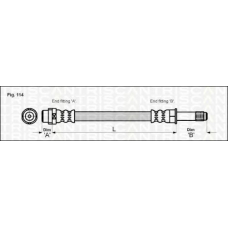 8150 10016 TRISCAN Тормозной шланг