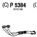 P5384 FENNO Труба выхлопного газа