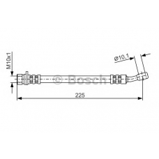 1 987 476 928 BOSCH Тормозной шланг