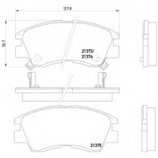 MDB1446 DON Комплект тормозных колодок, дисковый тормоз