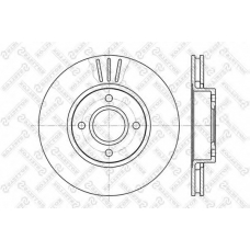 6020-2542V-SX STELLOX Тормозной диск