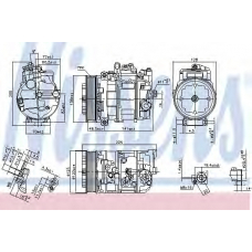 890294 NISSENS Компрессор, кондиционер