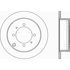 BDR1895.10 OPEN PARTS Тормозной диск