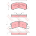 GDB7114 TRW Комплект тормозных колодок, дисковый тормоз