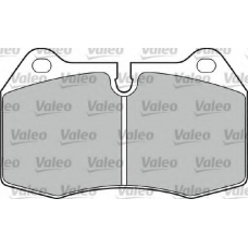 551748 VALEO Комплект тормозных колодок, дисковый тормоз