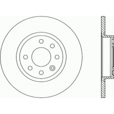 BDR1606.10 OPEN PARTS Тормозной диск