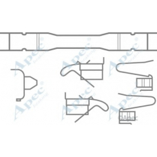 KIT505 APEC Комплектующие, тормозные колодки