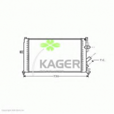31-2514 KAGER Радиатор, охлаждение двигателя