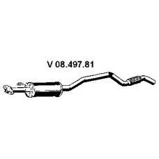 08.497.81 EBERSPACHER Предглушитель выхлопных газов