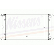 65131 NISSENS Охладитель, охлаждение двигателя