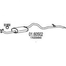 01.60502 MTS Глушитель выхлопных газов конечный