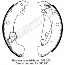 088.219 TRUSTING Комплект тормозных колодок