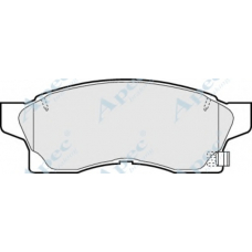 PAD787 APEC Комплект тормозных колодок, дисковый тормоз