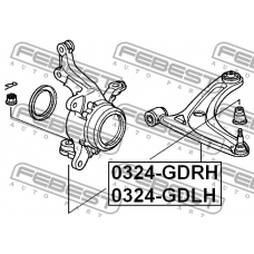 0324-GDLH FEBEST Рычаг независимой подвески колеса, подвеска колеса