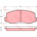 GDB175 TRW Комплект тормозных колодок, дисковый тормоз