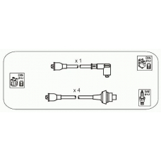 CPS10 JANMOR Комплект проводов зажигания