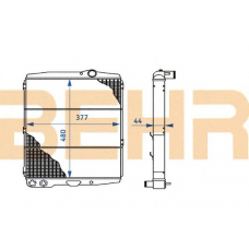 2110238 BEHR Radiator