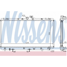 64747A NISSENS Радиатор, охлаждение двигателя