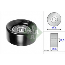 532 0492 10 INA Паразитный / ведущий ролик, поликлиновой ремень