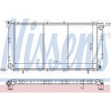64087 NISSENS Радиатор, охлаждение двигателя