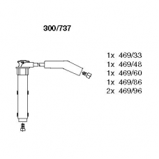 300/737 BREMI Комплект проводов зажигания