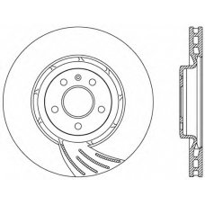 BDR2486.20 OPEN PARTS Тормозной диск