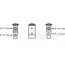 09001219 VAN WEZEL Расширительный клапан, кондиционер