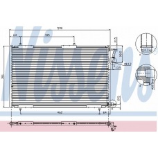 94855 NISSENS Конденсатор, кондиционер