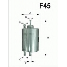 WF8235 QUINTON HAZELL Фильтр топливный