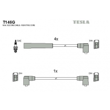 T146G TESLA Комплект проводов зажигания