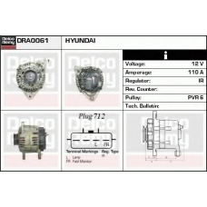 DRA0061 DELCO REMY Генератор