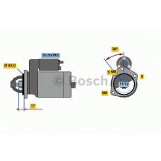 0 986 022 790 BOSCH Стартер