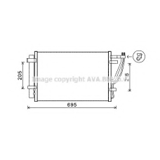 KAA5147 AVA Конденсатор, кондиционер